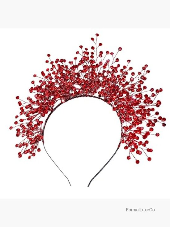 Rhinestone Crystal Headpiece Tiara Crown Headband for Women